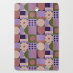 Violet tiles Cutting Board Gallery Image 1