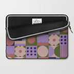 Violet tiles Laptop Sleeve Gallery Image 2