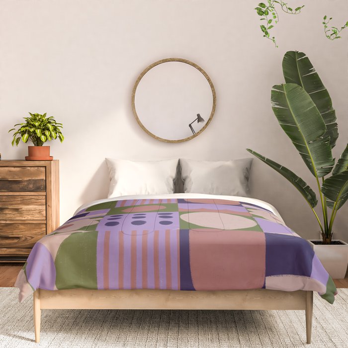 Violet tiles Comforter Gallery Image 3