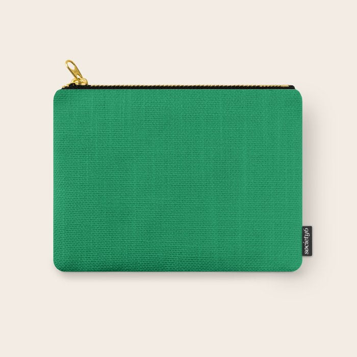 NOW FERN GREEN SOLID COLOR Carry All Pouch Gallery Image 1
