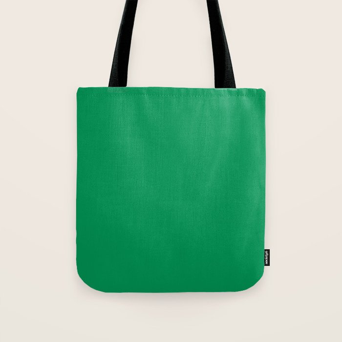NOW FERN GREEN SOLID COLOR Tote Bag Gallery Image 1
