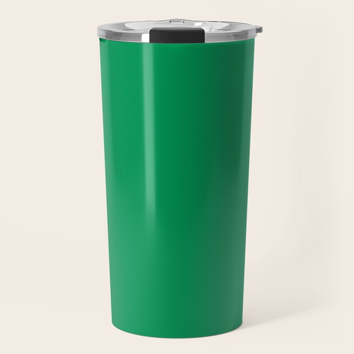 NOW FERN GREEN SOLID COLOR Travel Mug Gallery Image 1