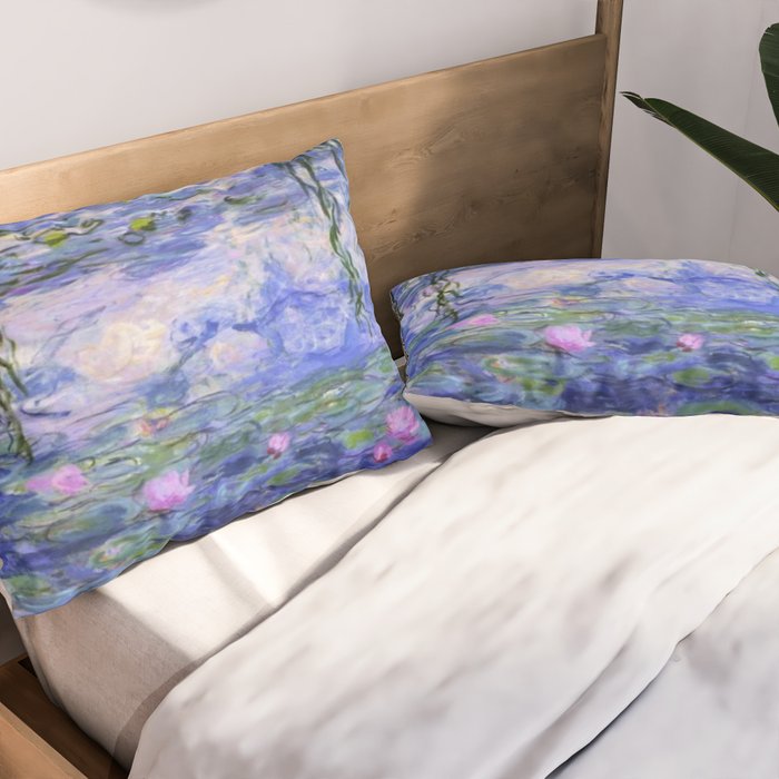 Claude Monet Water Lilies Pillow Sham Gallery Image 2