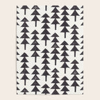 Linocut Forest Poster Gallery Image 4