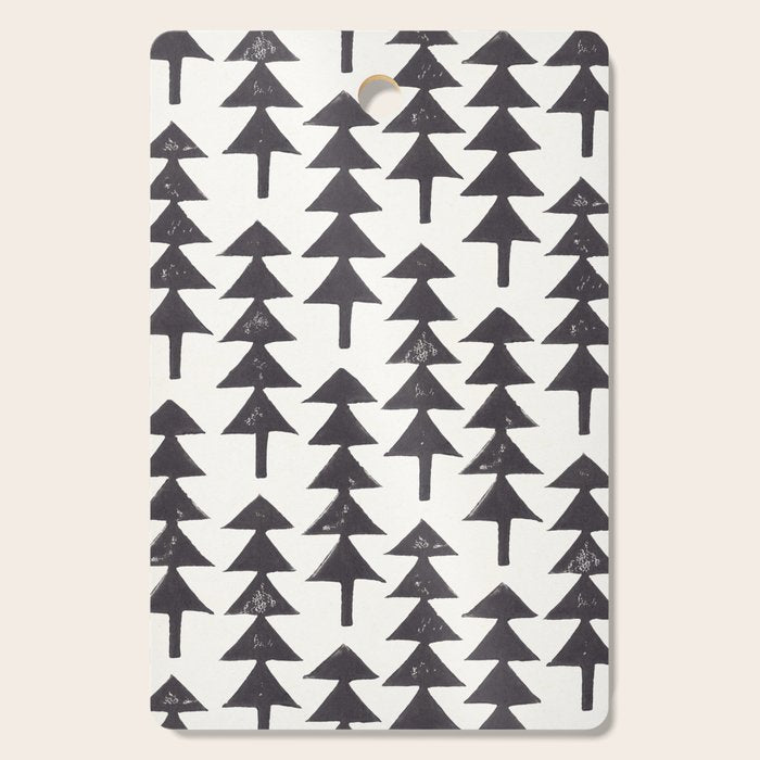 Linocut Forest Cutting Board Gallery Image 1