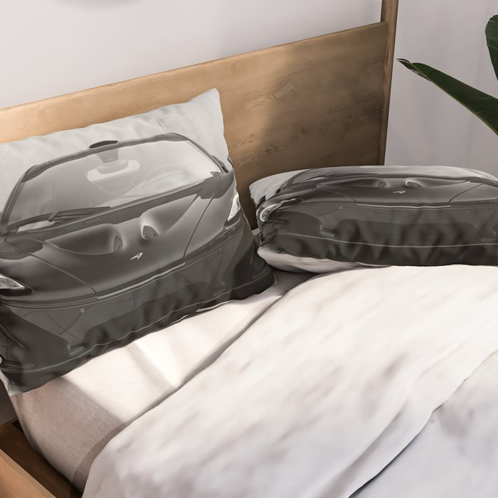 Sports Car Pillow Sham Gallery Image 2