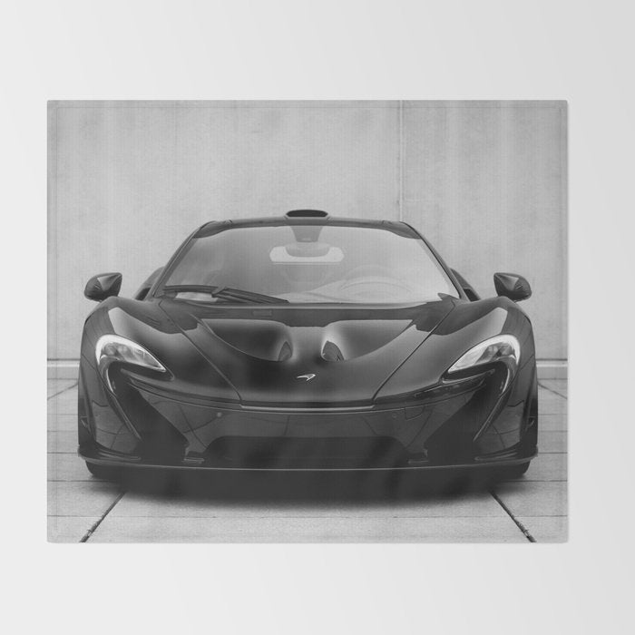 Sports Car Throw Blanket Gallery Image 2
