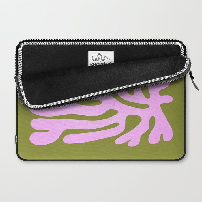Wasabi & Lavender: Matisse Paper Cutouts 05 Laptop Sleeve Gallery Image 2