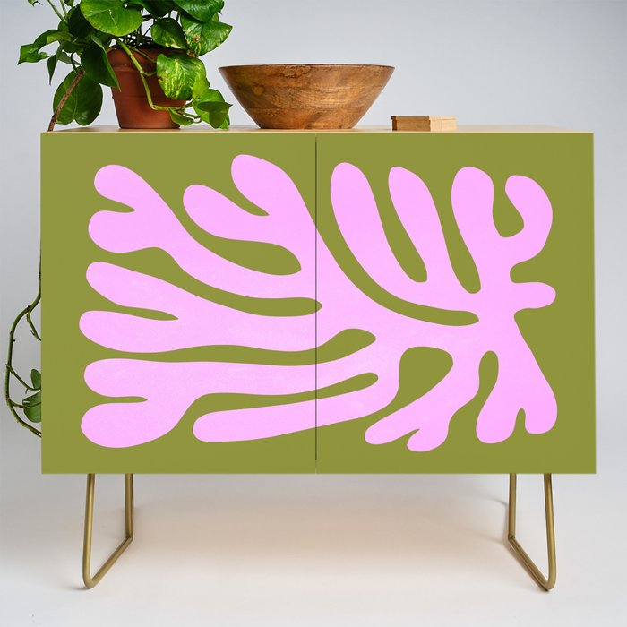 Wasabi & Lavender: Matisse Paper Cutouts 05 Credenza Gallery Image 1