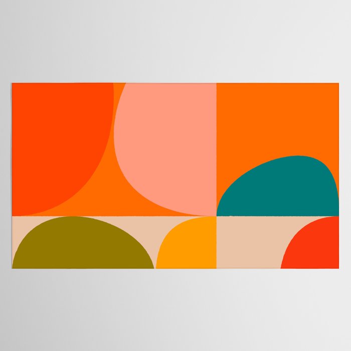 Bauhaus, geometric abstraction 3 Tablecloth Gallery Image 2