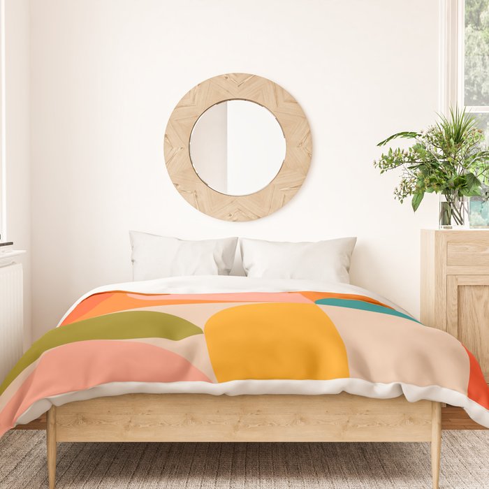 Bauhaus, geometric abstraction 3 Duvet Cover Gallery Image 3