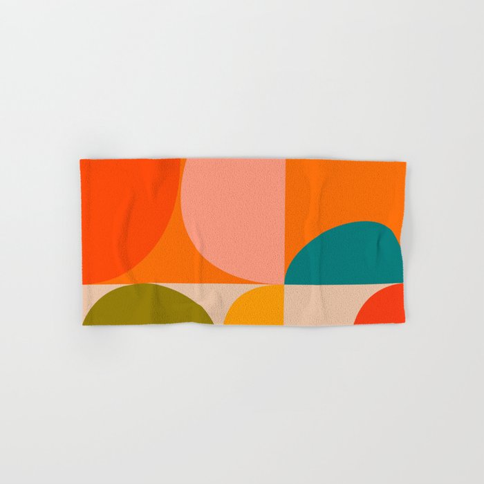 Bauhaus, geometric abstraction 3 Bath Towel Gallery Image 1