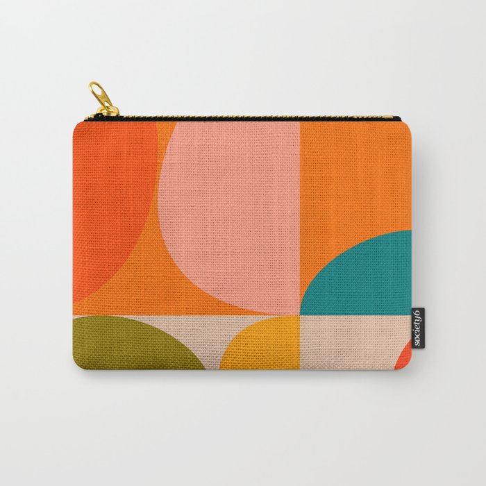 Bauhaus, geometric abstraction 3 Carry All Pouch Gallery Image 1