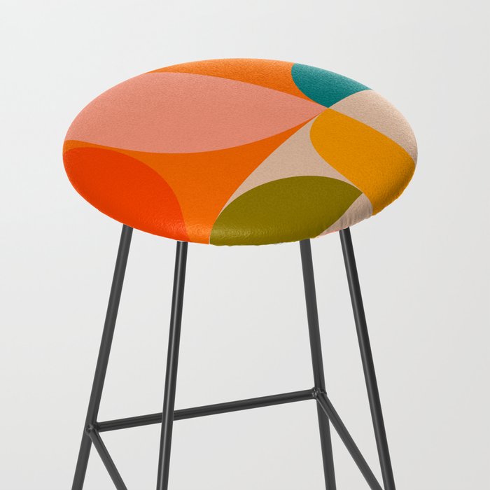 Bauhaus, geometric abstraction 3 Stool Gallery Image 2