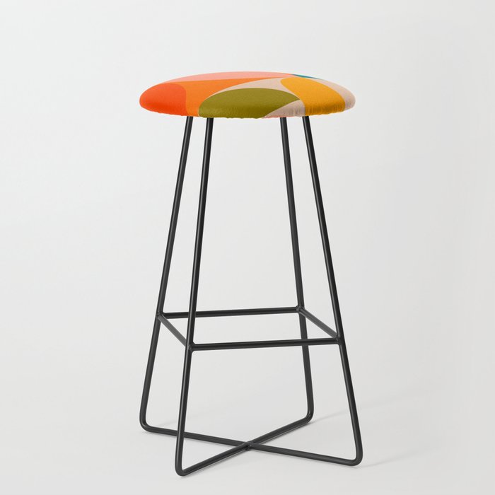Bauhaus, geometric abstraction 3 Stool Gallery Image 1
