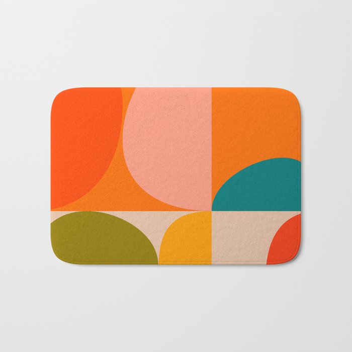 Bauhaus, geometric abstraction 3 Bath Mat Gallery Image 1
