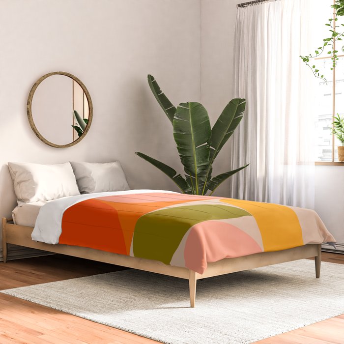 Bauhaus, geometric abstraction 3 Comforter Gallery Image 2