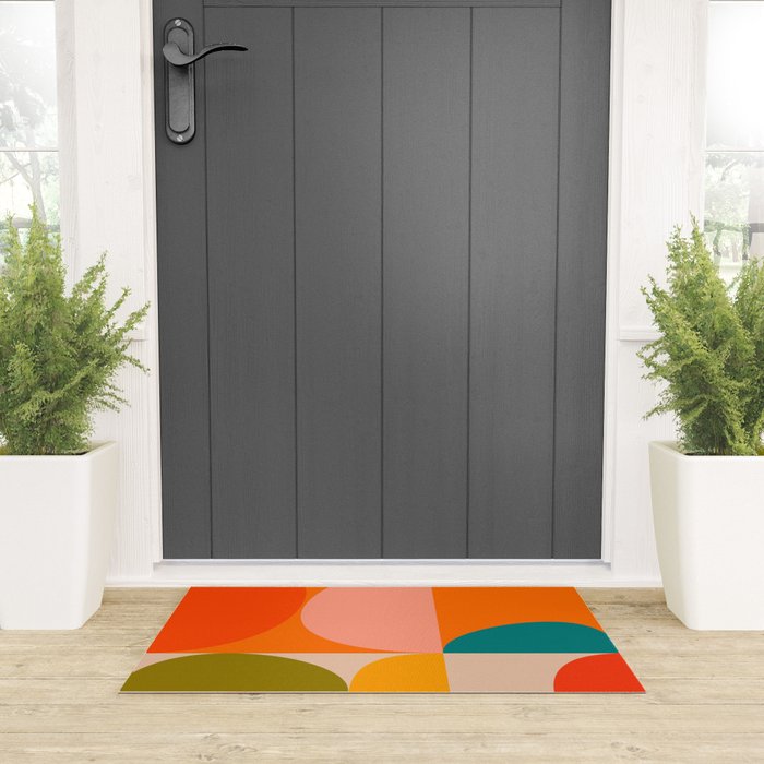 Bauhaus, geometric abstraction 3 Welcome Mat Gallery Image 3