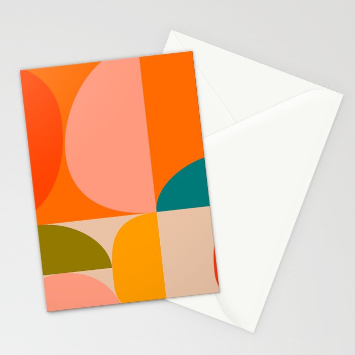 Bauhaus, geometric abstraction 3 Stationery Card Gallery Image 2