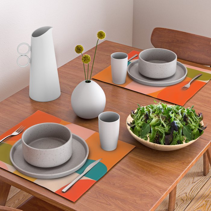 Bauhaus, geometric abstraction 3 Placemat Gallery Image 2