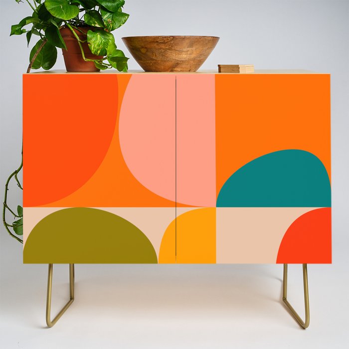 Bauhaus, geometric abstraction 3 Credenza Gallery Image 1