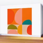 Bauhaus, geometric abstraction 3 Wall Mural Gallery Image 2