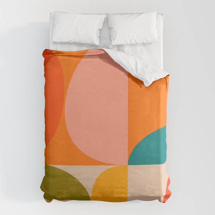 Bauhaus, geometric abstraction 3 Duvet Cover Gallery Image 6