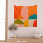 Bauhaus, geometric abstraction 3 Wall Tapestry Gallery Image 2