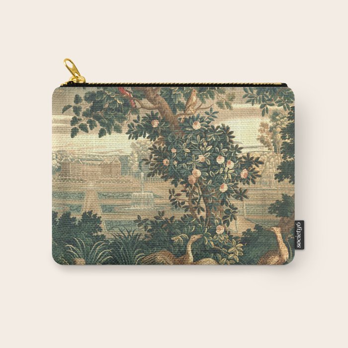 The Widow Guillaume Werniers Verdure Château & Garden Tapestry Carry All Pouch Gallery Image 1