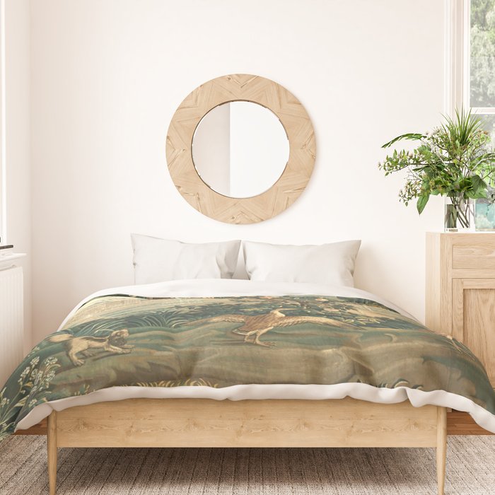 The Widow Guillaume Werniers Verdure Château & Garden Tapestry Duvet Cover Gallery Image 3