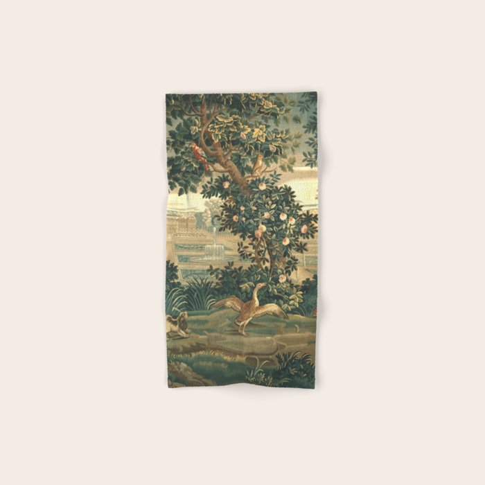 The Widow Guillaume Werniers Verdure Château & Garden Tapestry Bath Towel Gallery Image 1