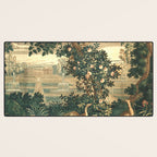 The Widow Guillaume Werniers Verdure Château & Garden Tapestry Desk Mat Gallery Image 3