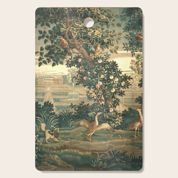 The Widow Guillaume Werniers Verdure Château & Garden Tapestry Cutting Board Gallery Image 1