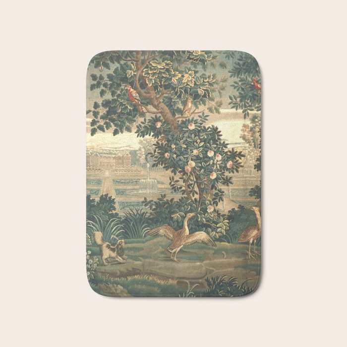 The Widow Guillaume Werniers Verdure Château & Garden Tapestry Bath Mat Gallery Image 1