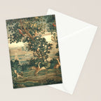 The Widow Guillaume Werniers Verdure Château & Garden Tapestry Stationery Card Gallery Image 2