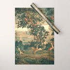 The Widow Guillaume Werniers Verdure Château & Garden Tapestry Wrapping Paper Gallery Image 1