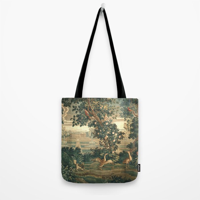 The Widow Guillaume Werniers Verdure Château & Garden Tapestry Tote Bag Gallery Image 2
