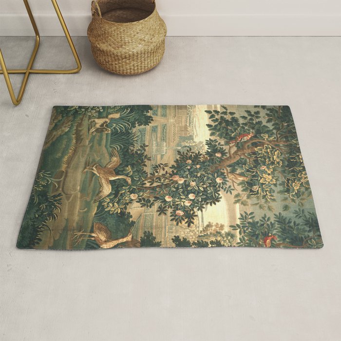 The Widow Guillaume Werniers Verdure Château & Garden Tapestry Rug Gallery Image 1