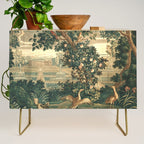 The Widow Guillaume Werniers Verdure Château & Garden Tapestry Credenza Gallery Image 1