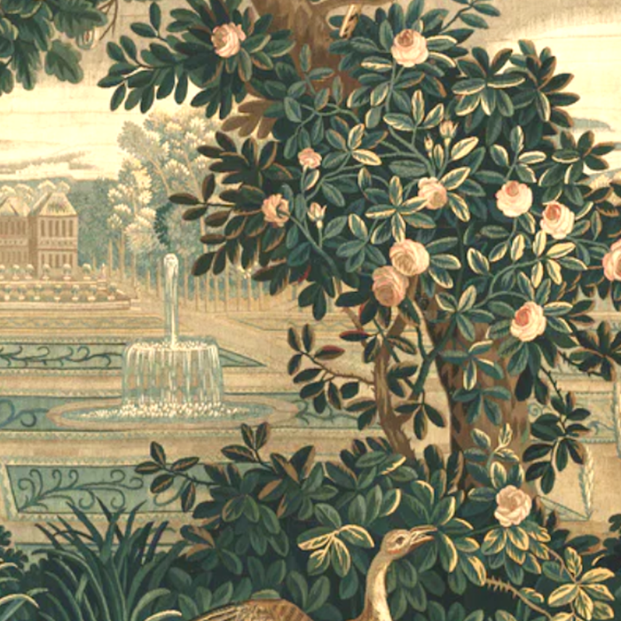 The Widow Guillaume Werniers Verdure Château & Garden Tapestry Coffee Mug Gallery Image 2