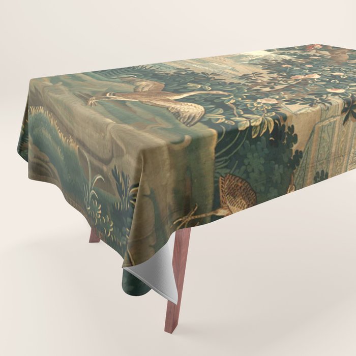 The Widow Guillaume Werniers Verdure Château & Garden Tapestry Tablecloth Gallery Image 1
