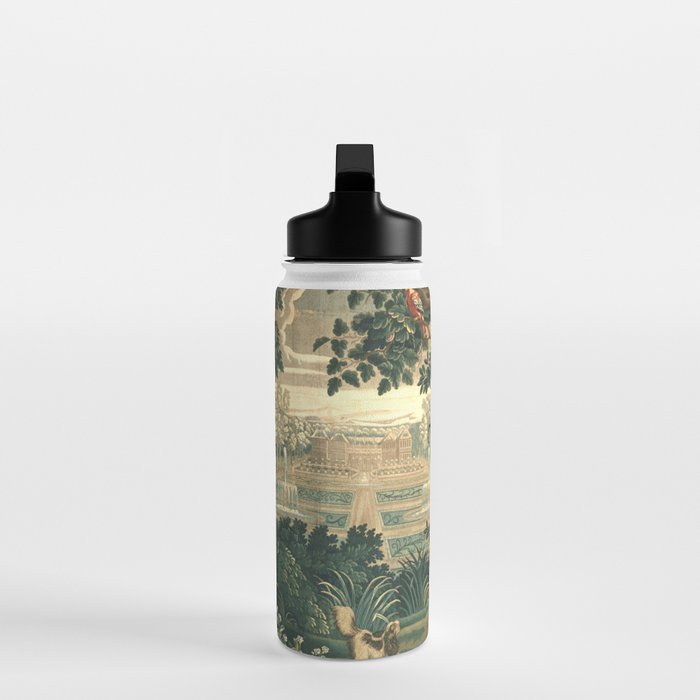 The Widow Guillaume Werniers Verdure Château & Garden Tapestry Water Bottle Gallery Image 3