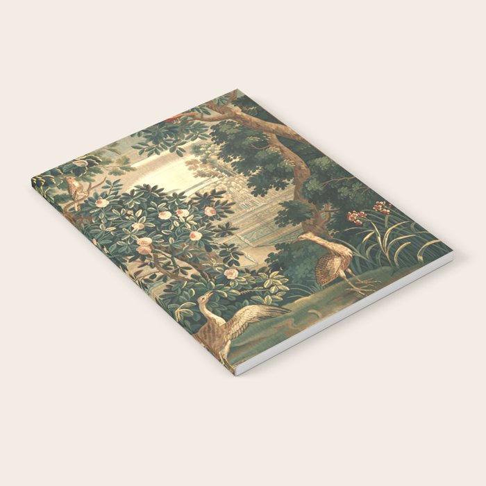 The Widow Guillaume Werniers Verdure Château & Garden Tapestry Notebook Gallery Image 2
