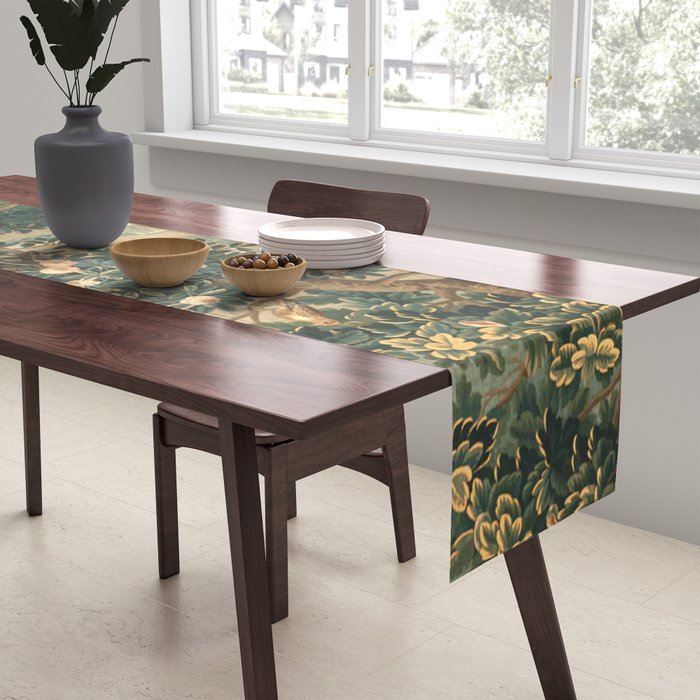 The Widow Guillaume Werniers Verdure Château & Garden Tapestry Table Runner Gallery Image 2