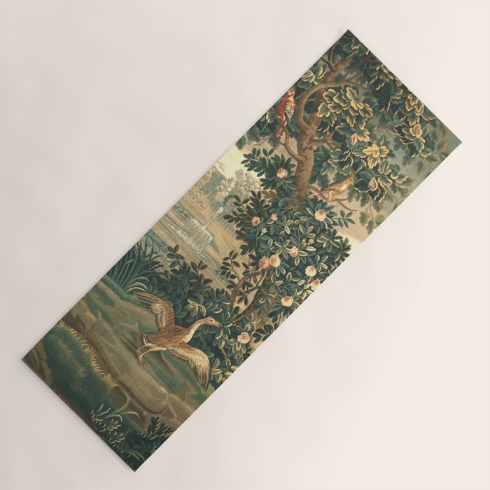 The Widow Guillaume Werniers Verdure Château & Garden Tapestry Yoga Mat Gallery Image 1