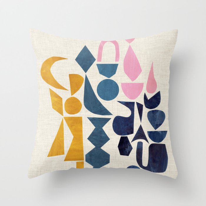 Sunshine Symphony Throw Pillow Gallery Image 6