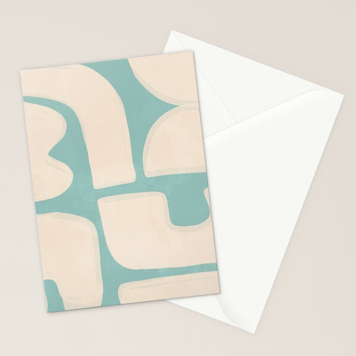 Minimal Abstract Composition 14 Stationery Card Gallery Image 2