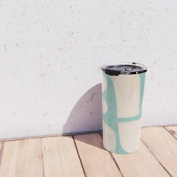 Minimal Abstract Composition 14 Travel Mug Gallery Image 4