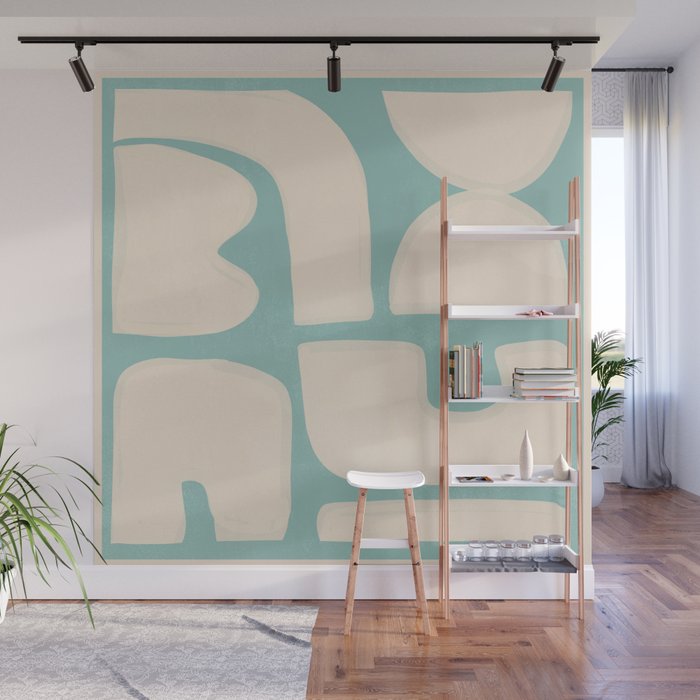 Minimal Abstract Composition 14 Wall Mural Gallery Image 1