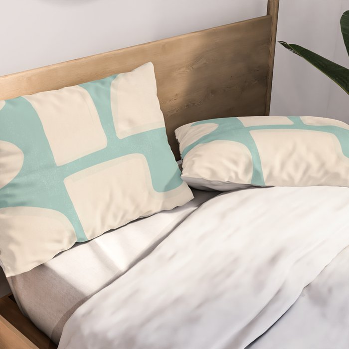 Minimal Abstract Composition 14 Pillow Sham Gallery Image 2